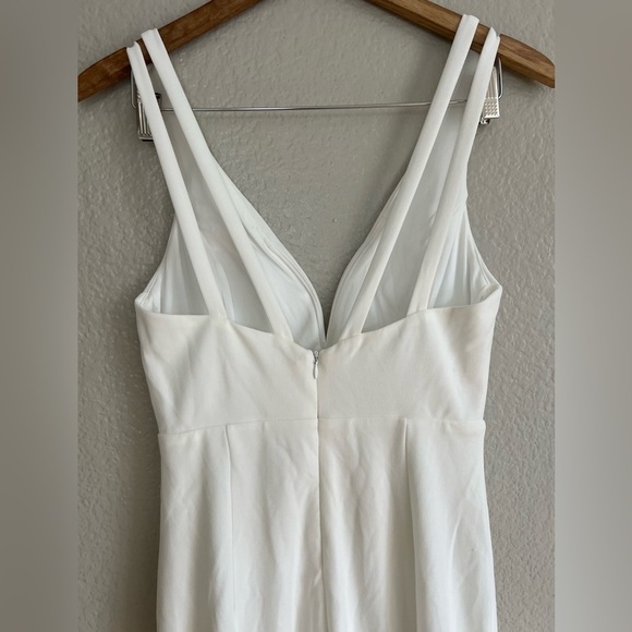 NWOT Love Galore White Mermaid Maxi Dress - Picture 6 of 7